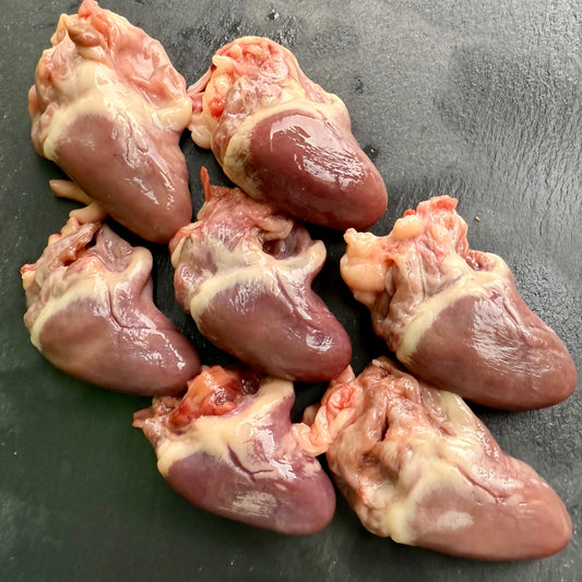 Raw Duck Hearts